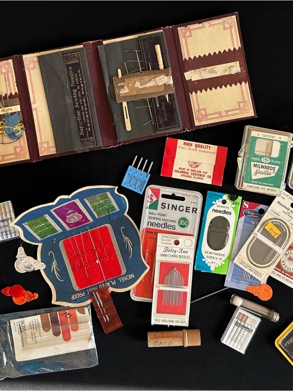 LOT of Assorted Sewing Needles Crafts DIY Seamstress Tailor Vintage